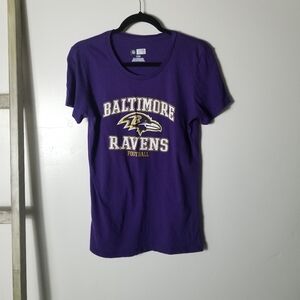 NFL WOMEN'S BALTIMORE RAVENS TEE SIZE LARGE
